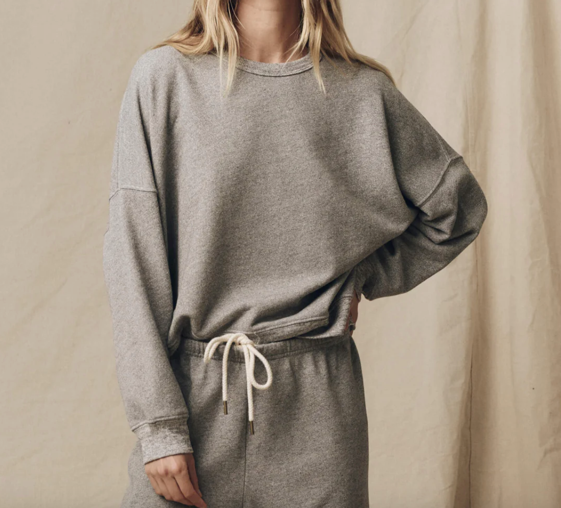 The Great The Teammate Sweatshirt in Varsity Grey