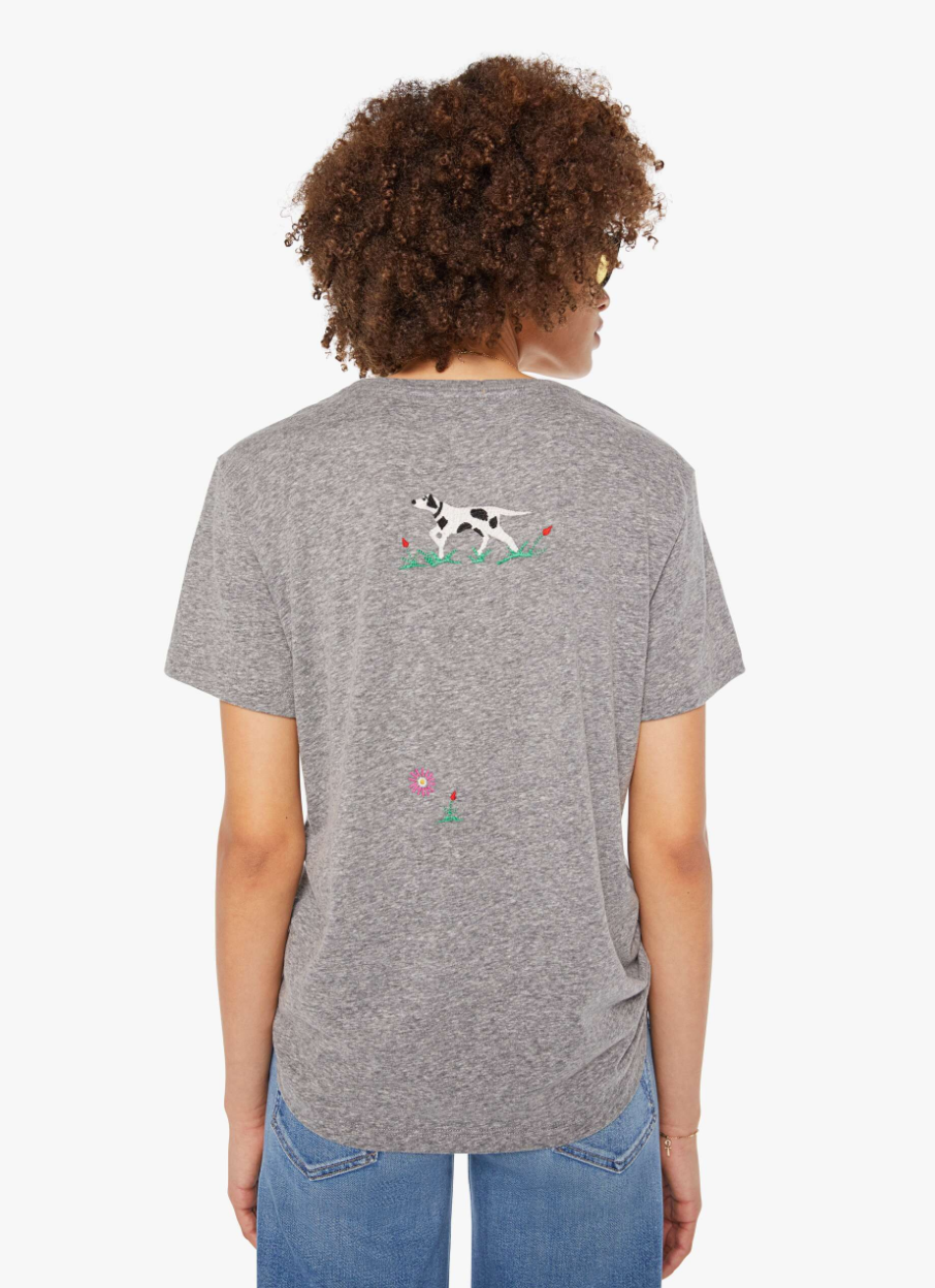 Mother Denim The Rowdy Tee Shirt 8671-1471-HTL