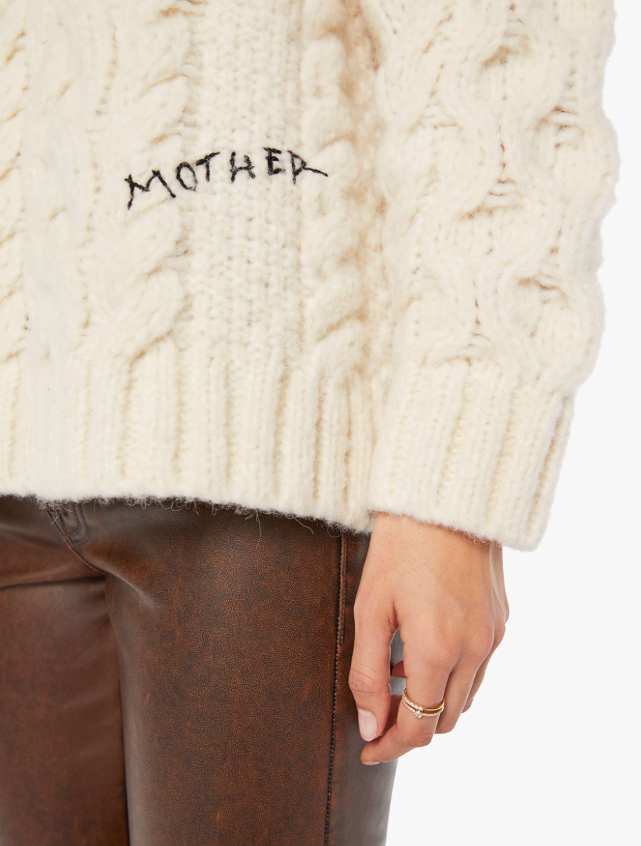 Mother Denim The Biggie Chunky Jumper Sweater 82436-1816-DRF