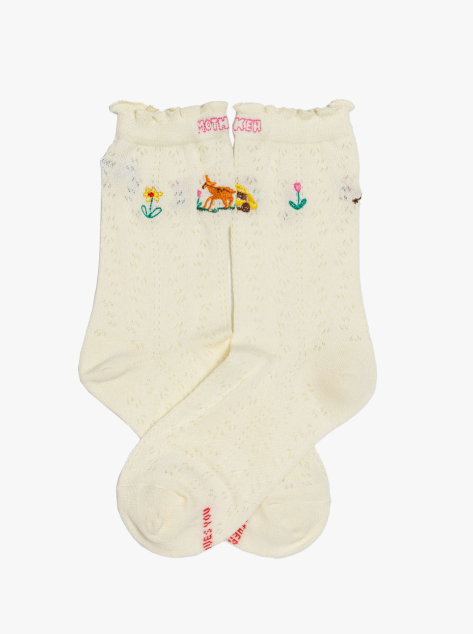 Mother Denim The Half Step Socks 7081-1555-IWL