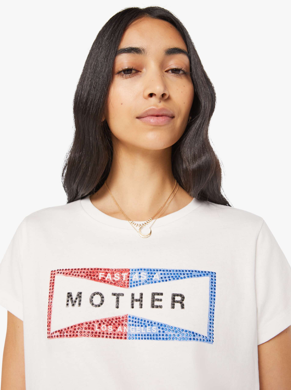 Mother Denim The Boxy Goodie Goodie Tee Shirt 8231-1574-FFM