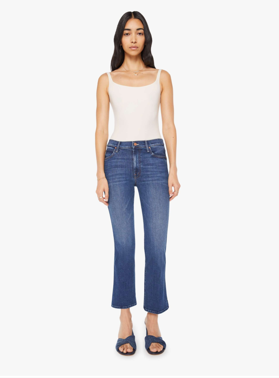 Mother Denim Mid Rise Smokin Double Flood 11077-2104-ENG