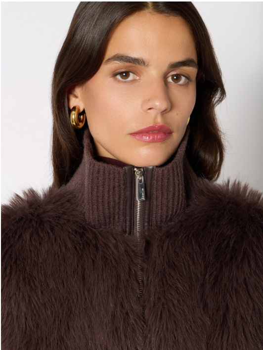 Berenice Voopy Zip-up High Collar Jacket