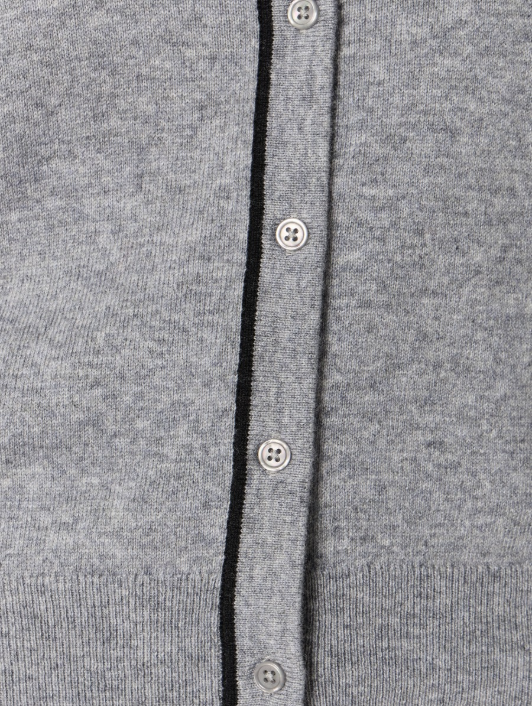 Berenice Margaret Cardigan with Pockets and Contrasting Details