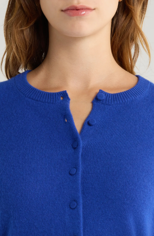 RE/DONE Cashmere Crewneck Cardigan 697-10WXLSCAR