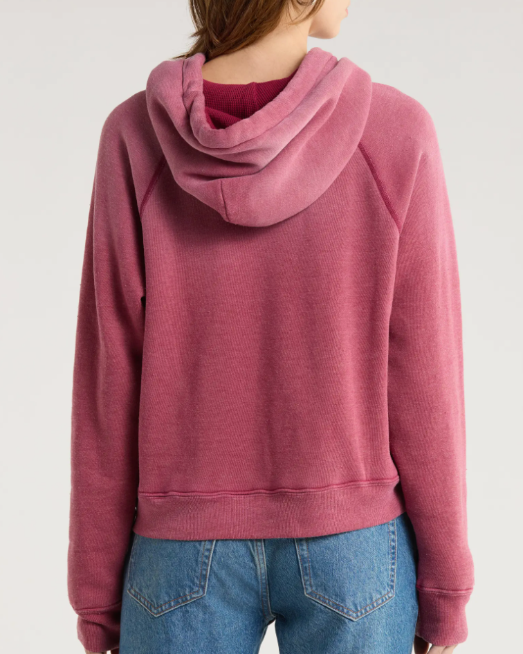 RE/DONE Thermal Lined Raglan Snoopy Hoodie