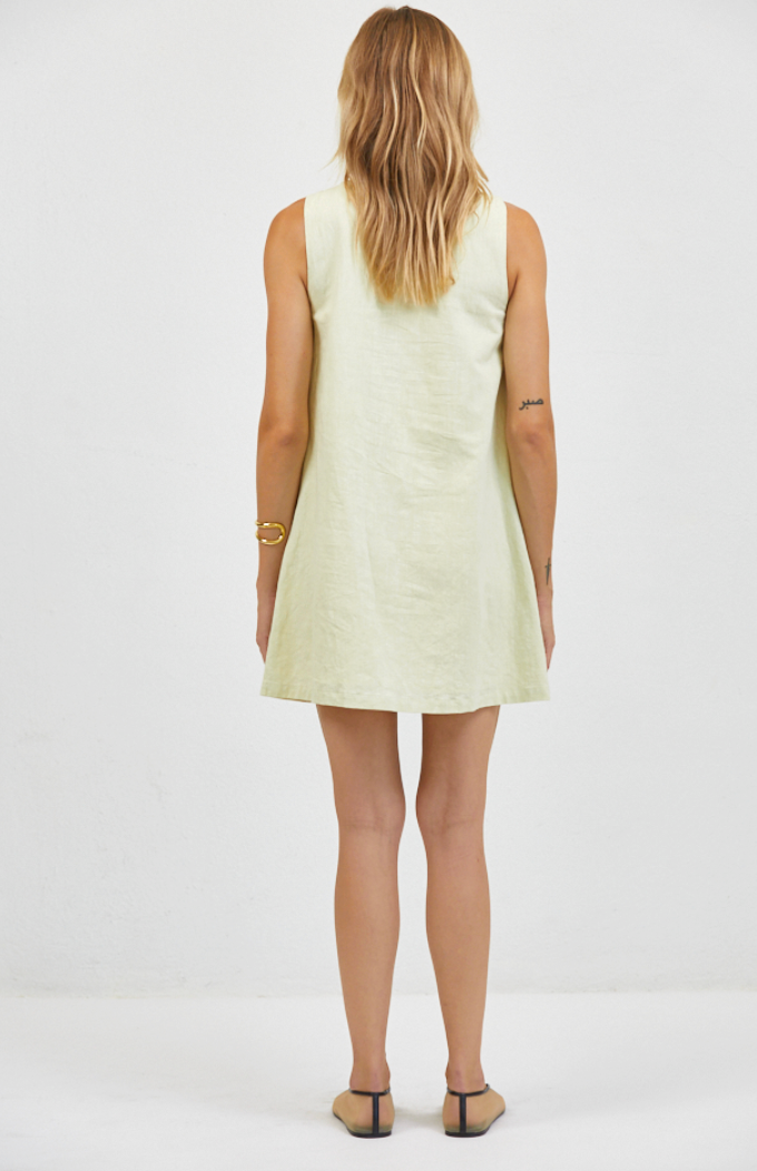 a.ren mod buttoned dress PL2043