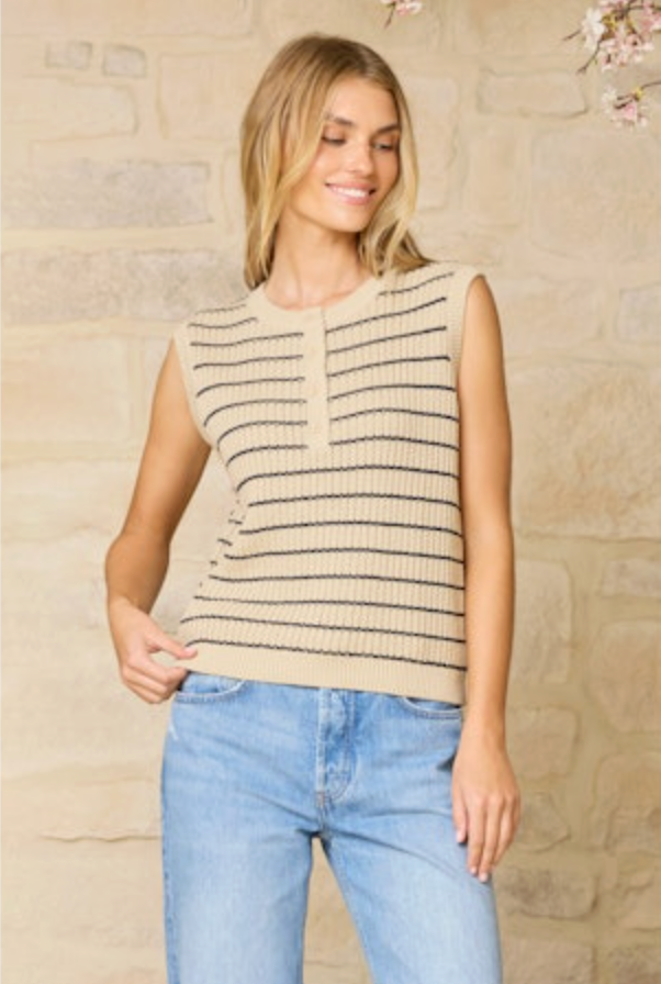 Stitches + Stripes Singer Vest