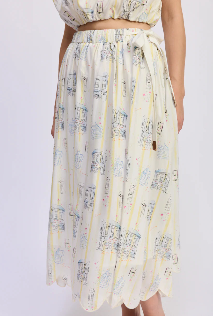 En Saison Bartlet Midi Skirt