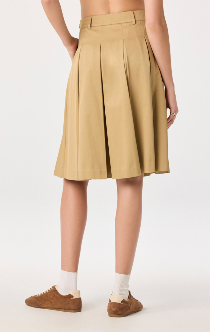 ASTR Alice Pleated Midi Skirt