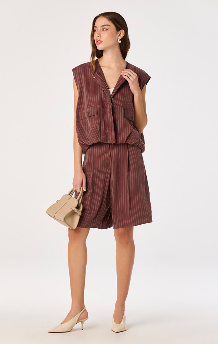 ASTR Radley Oversized Cargo Zip Vest