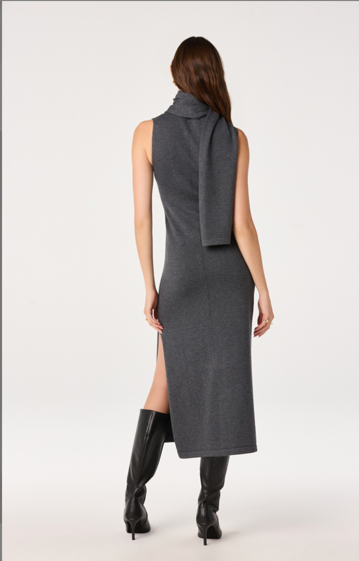 ASTR Shyanne Turtleneck Scarf Sweater Dress