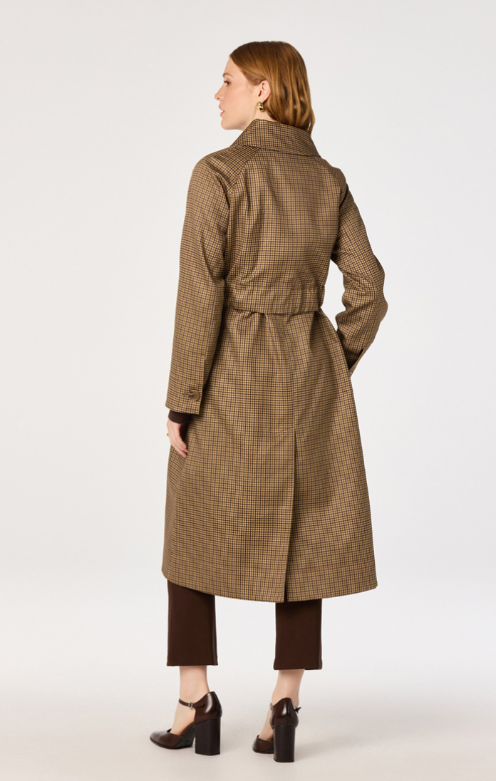 ASTR Heaven Plaid Trench Coat
