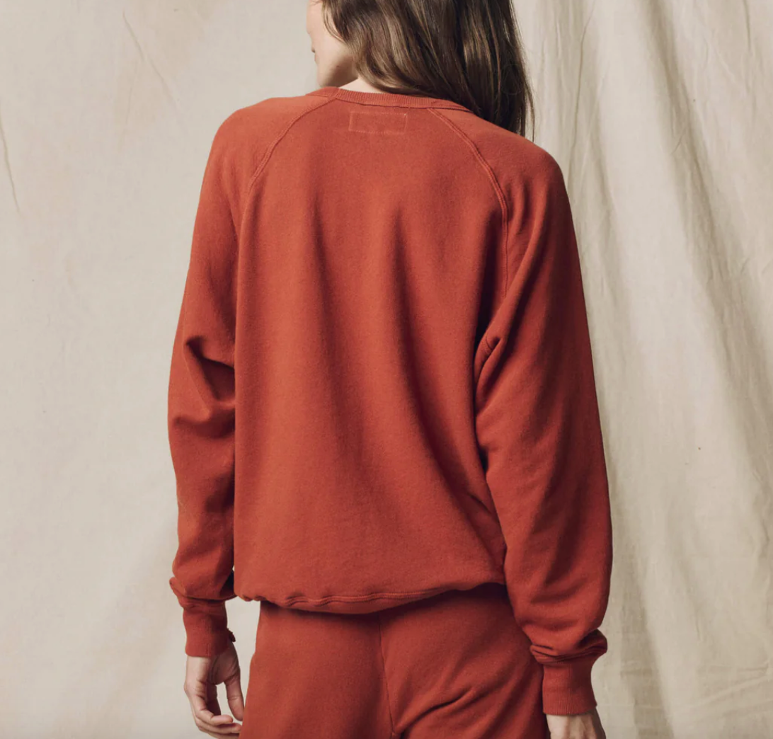 The Great The College Sweatshirt in Brick