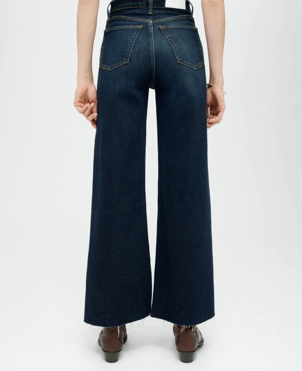 RE/DONE High Rise Wide Leg Crop