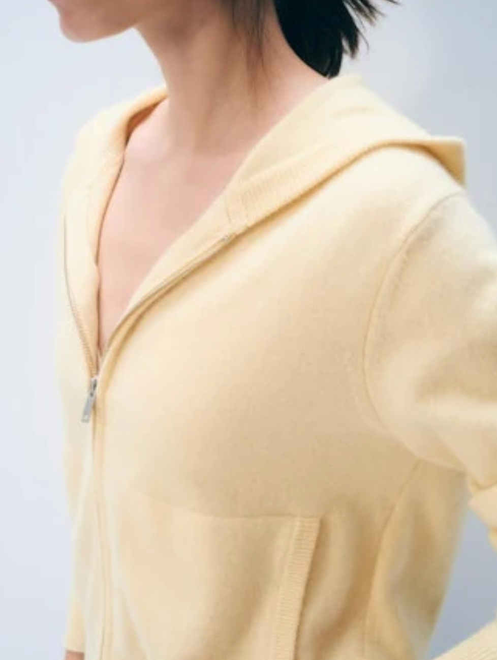 White + Warren Cashmere Varsity Hoodie 21098