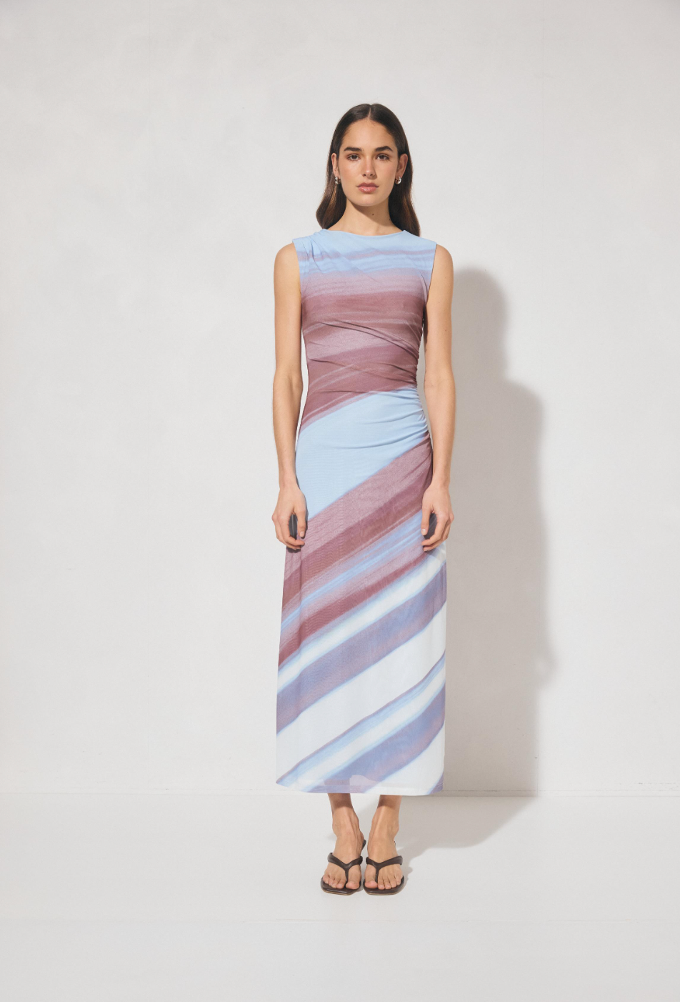 Mon Renn Chroma Asymetric Dress