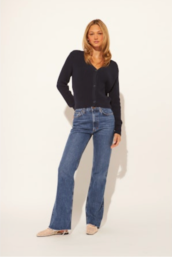 John + Jenn River Cardigan in Navy