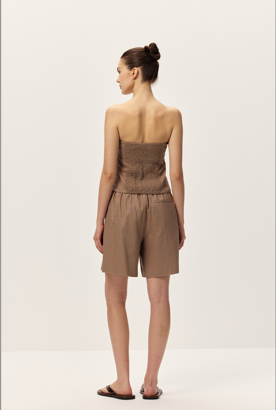 Elodie the Label Mavi Linen Tube Top