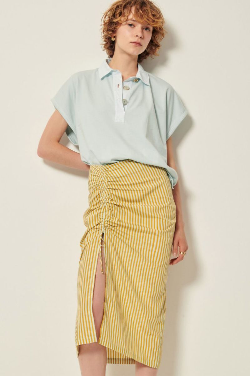 Sessùn Cetia Slit Midi Skirt