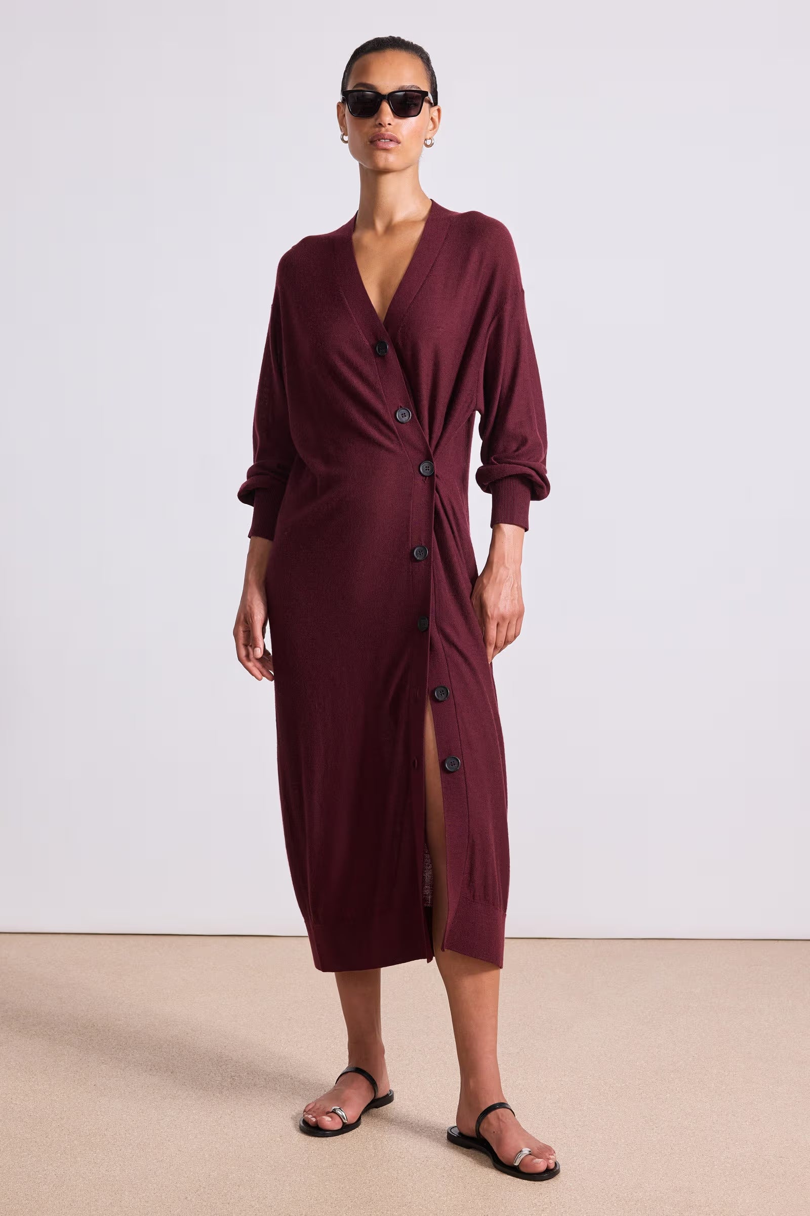 Apiece Apart Drippy Cardi Dress 7376BMW