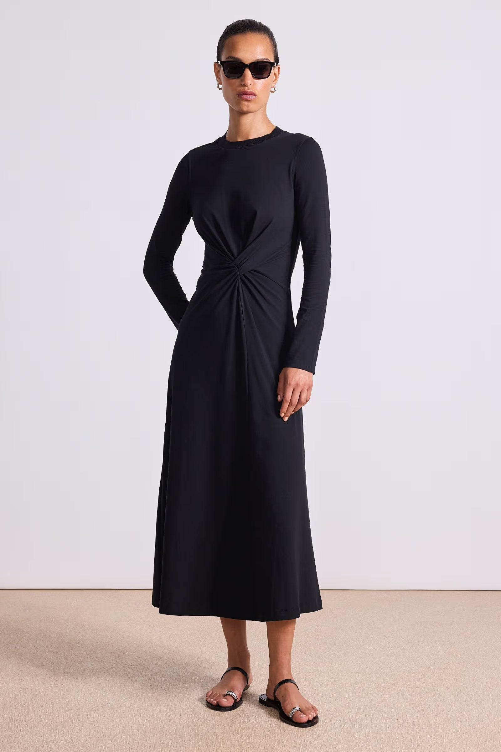 Apiece Apart Long Sleeve Volta Dress 2789SJE