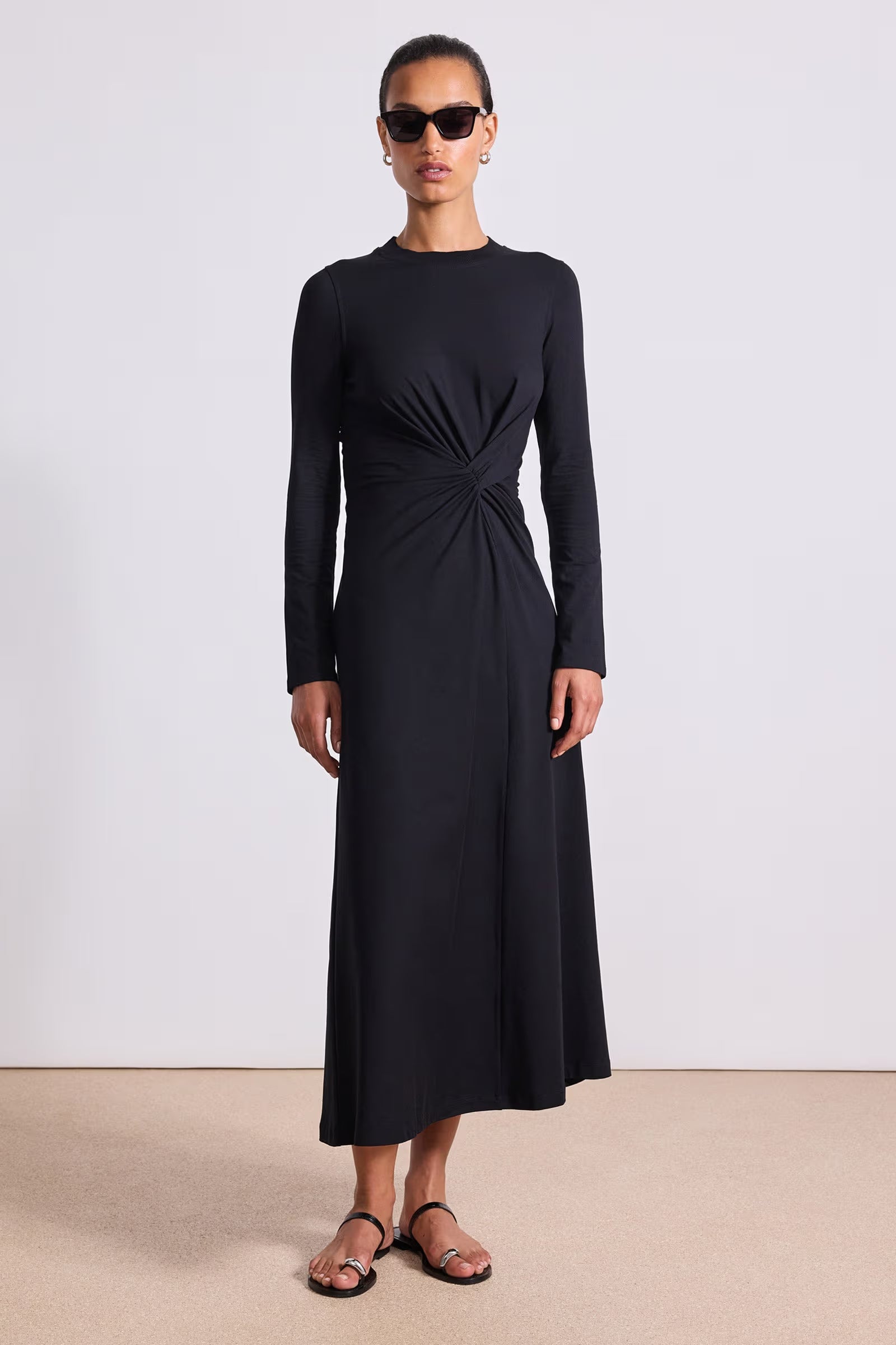 Apiece Apart Long Sleeve Volta Dress 2789SJE