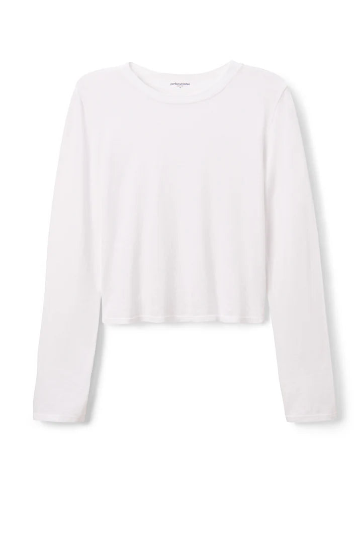 Perfect White Tee Jamie Recycled Cotton Long Sleeve Tee
