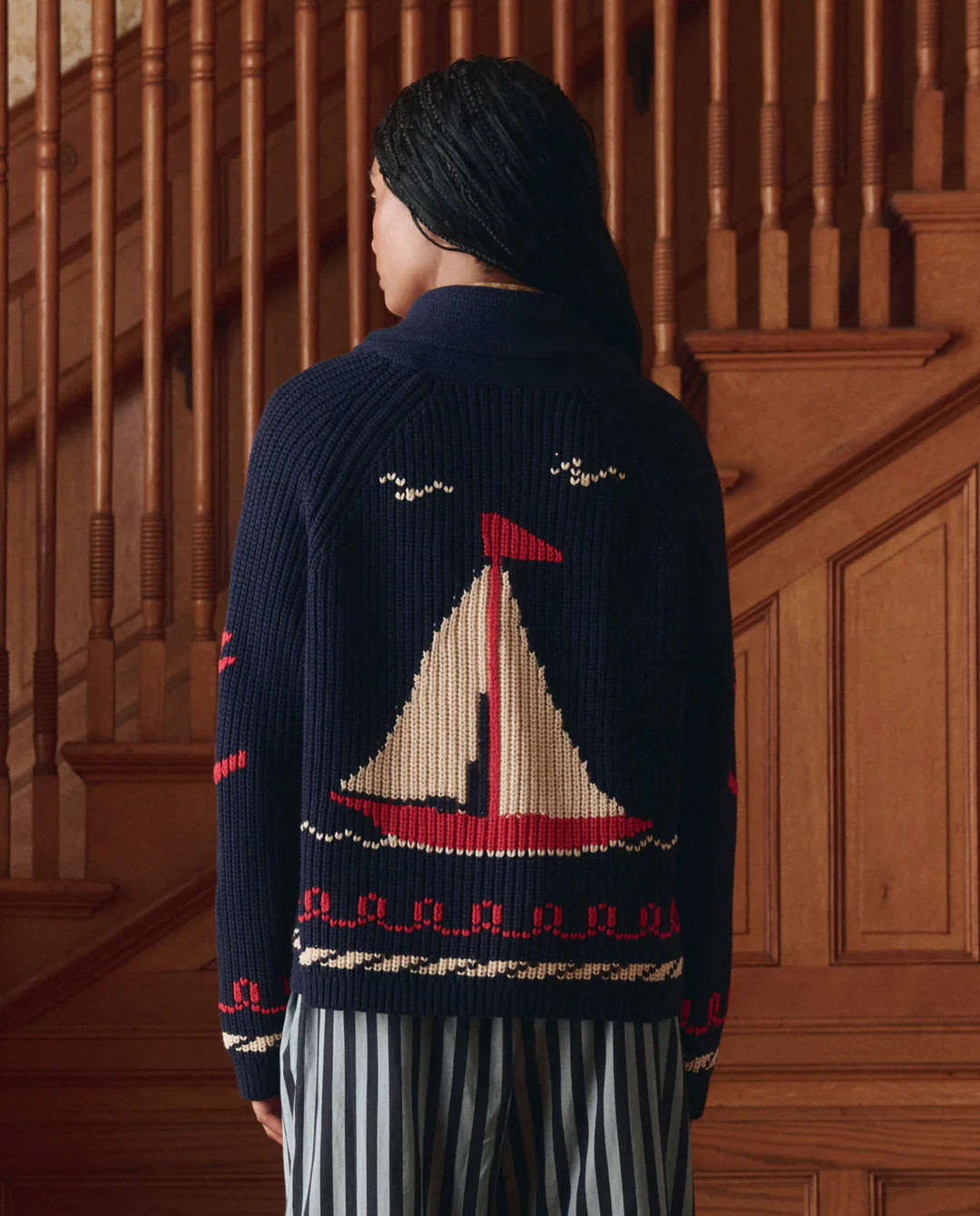 The Great The Sailboat Lodge Cardigan