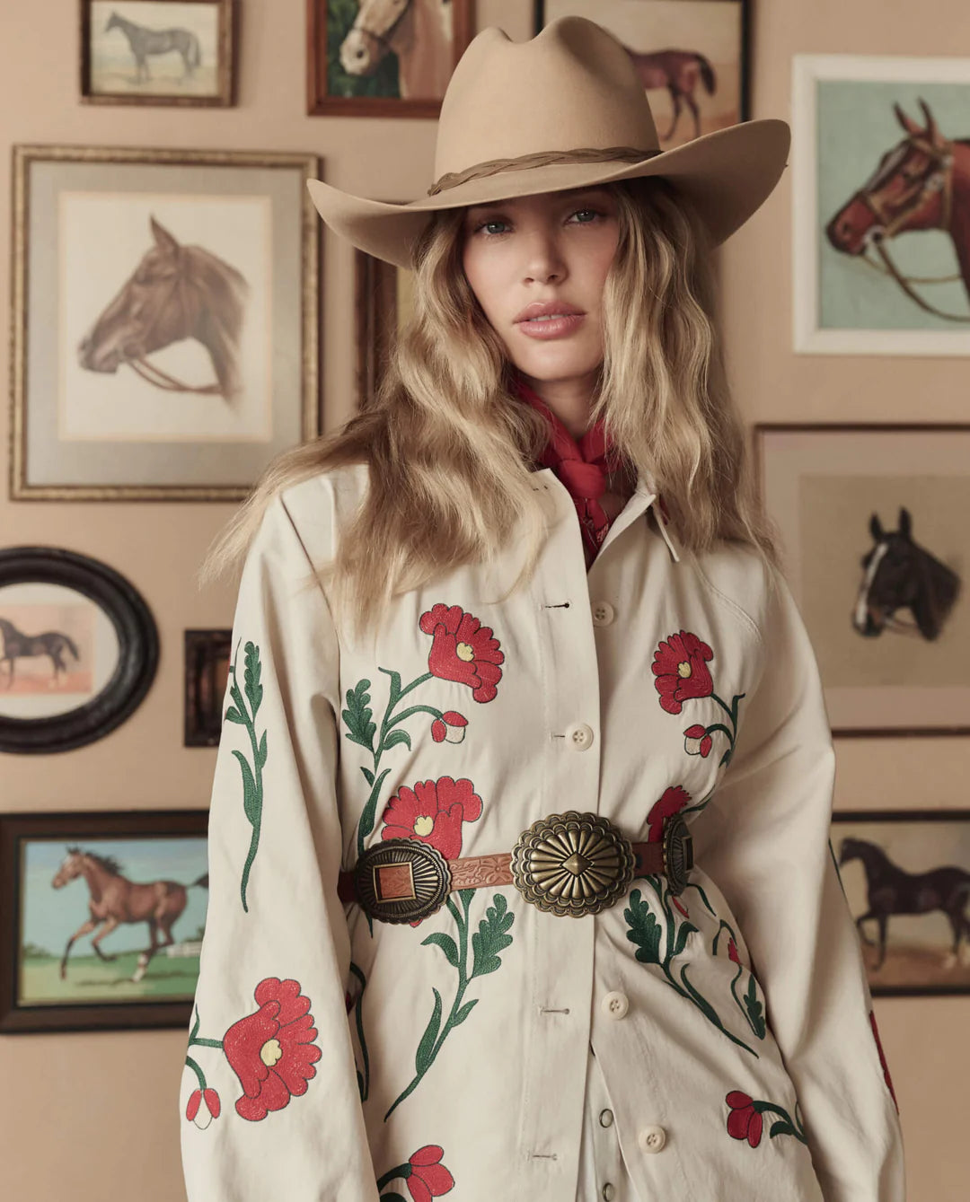 The Great The Western Embroidered Commadore Jacket J217E787