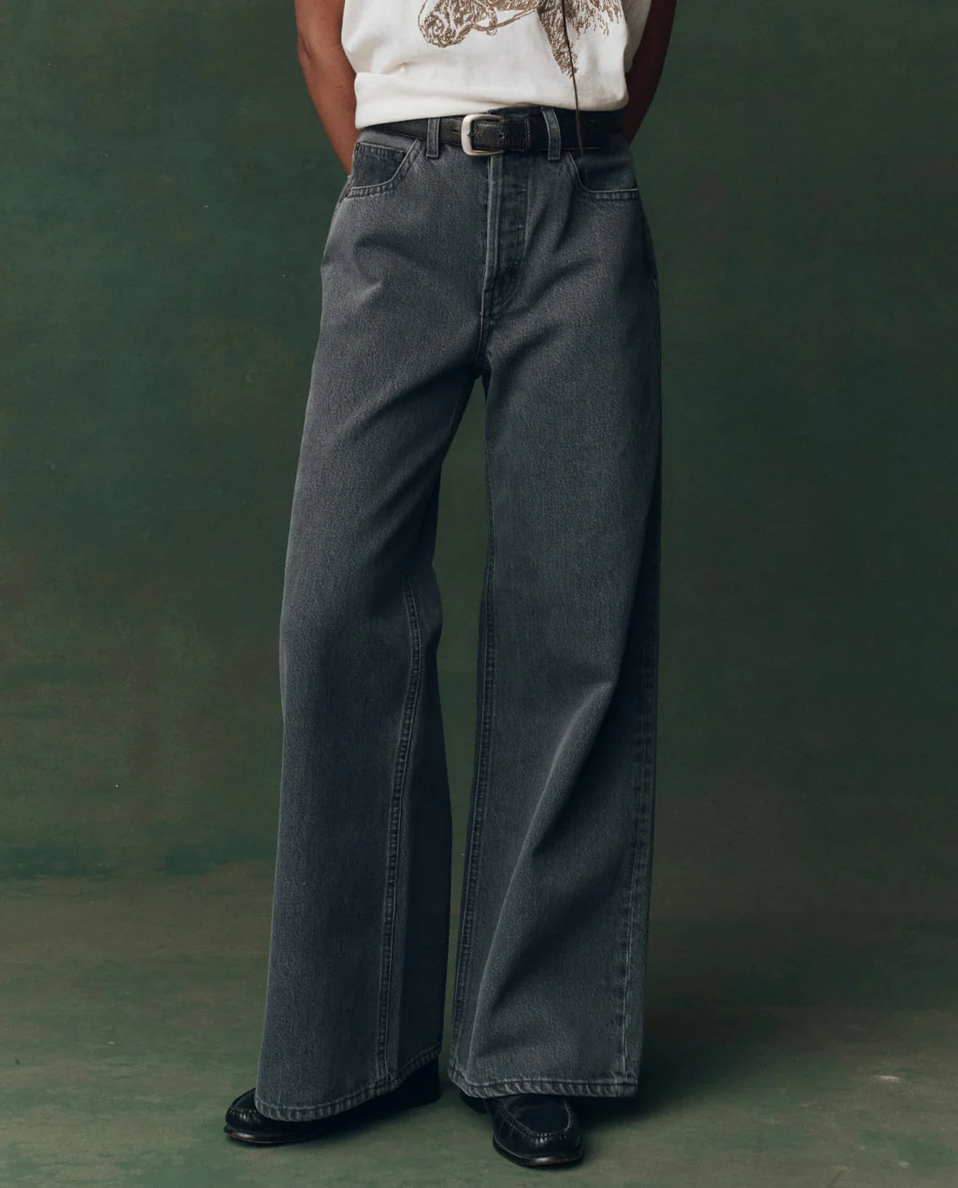 The Great The Slouch Wide Leg Jean