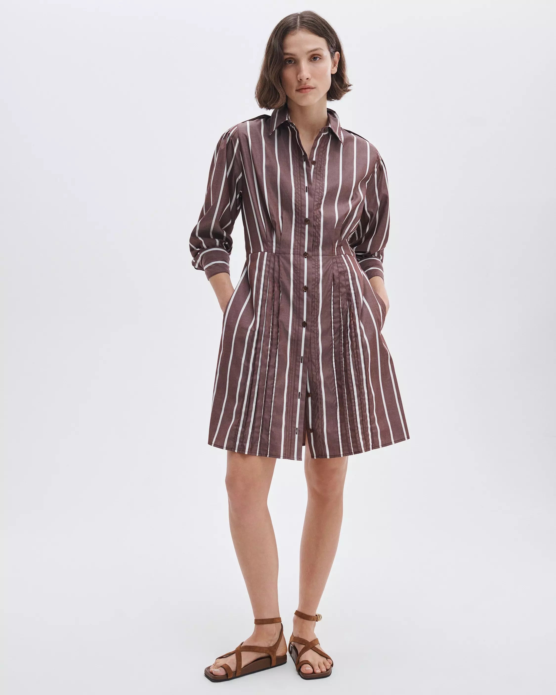 Rag & Bone Taylor Striped Mini Dress