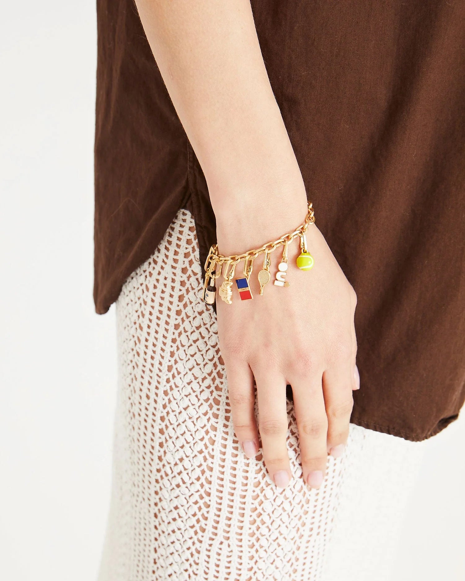 Clare V. Croissant Charm JW-CH-HM-100066