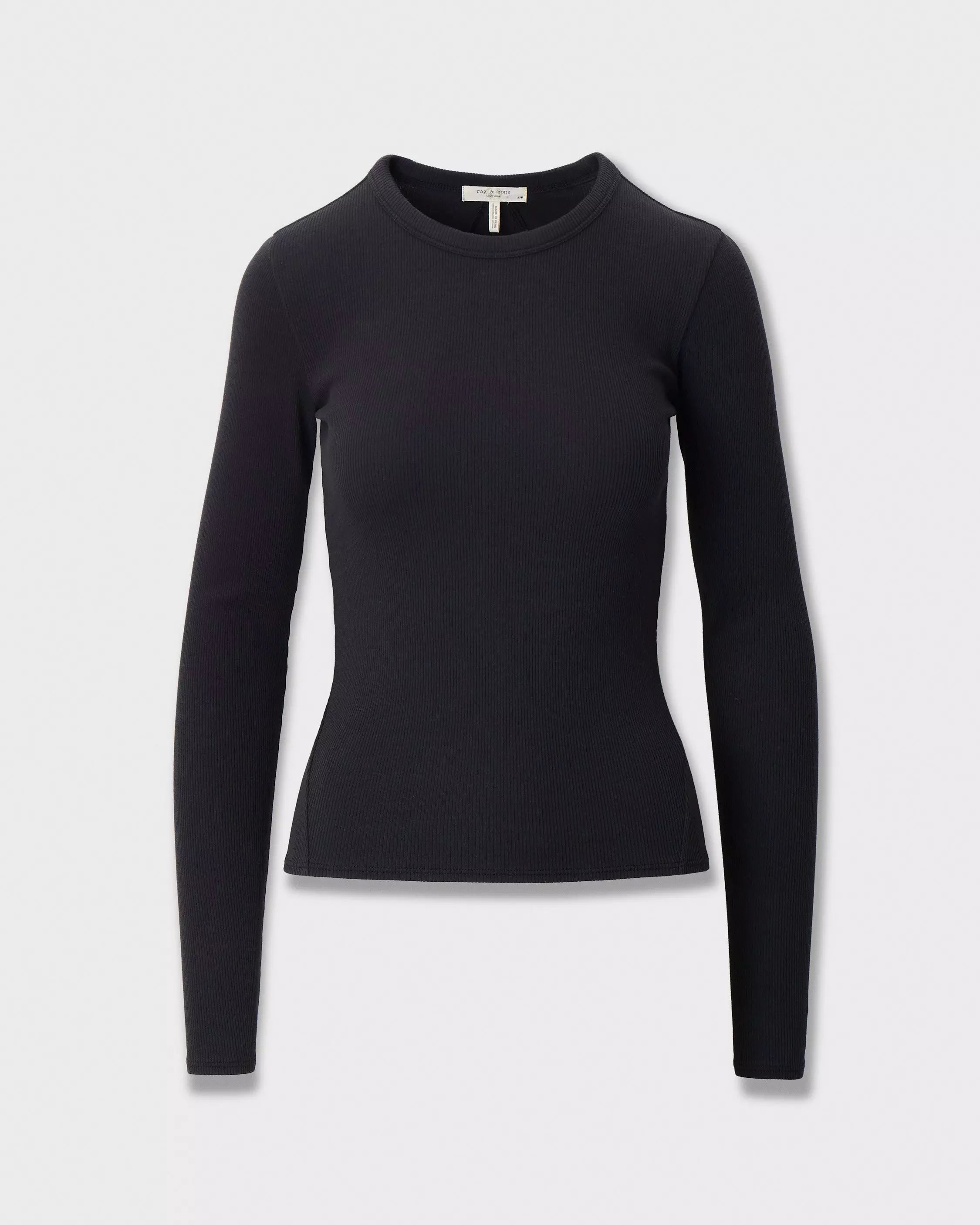 Rag & Bone Essential Rib Long Sleeve Shirt