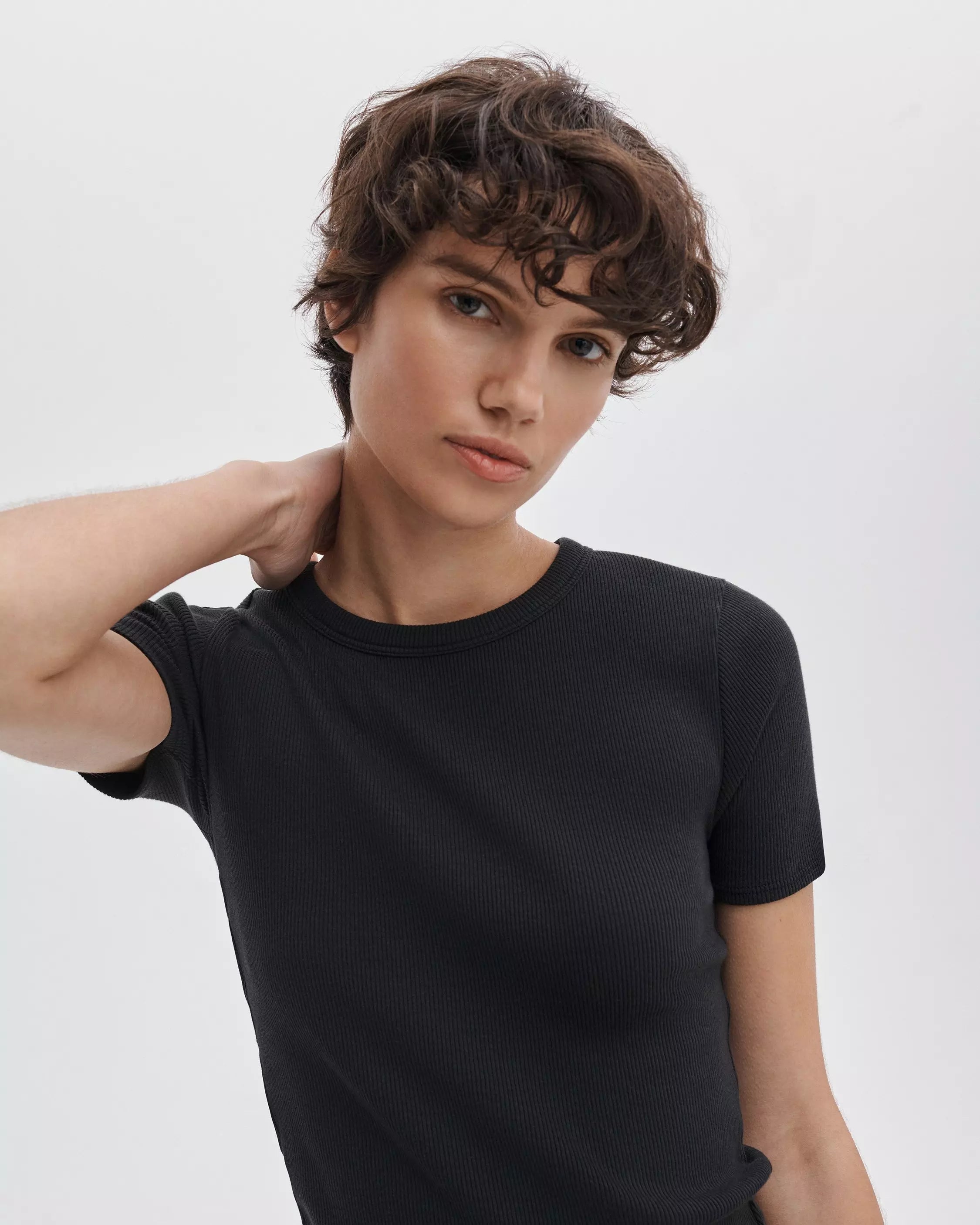 Rag & Bone Essential Ribbed Tee Shirt