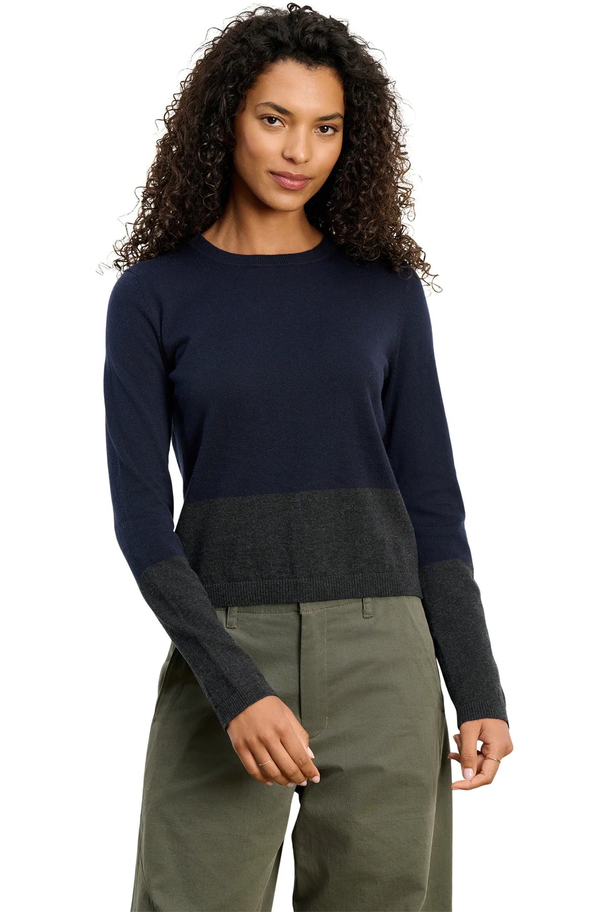 Velvet Roxy Lux Cashmere Crewneck Sweater