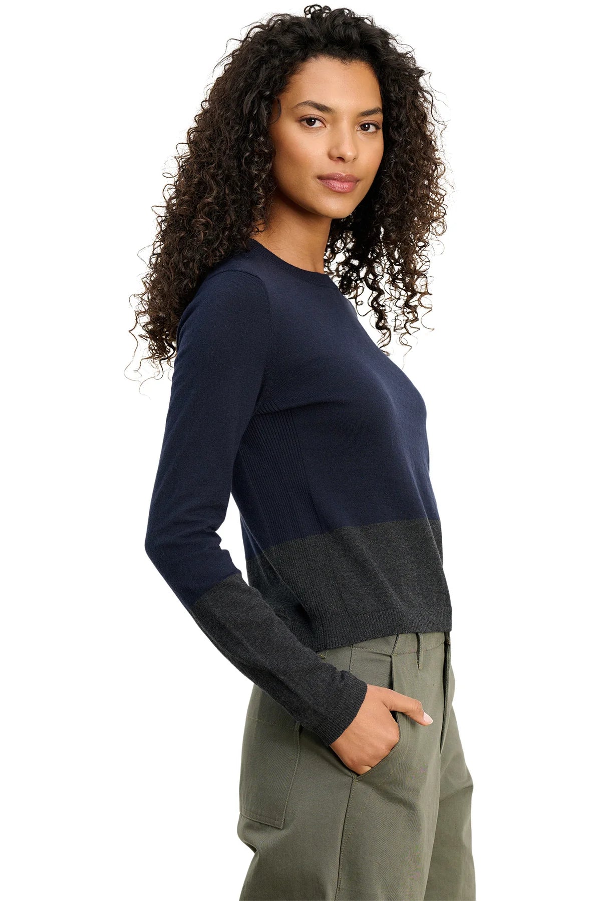 Velvet Roxy Lux Cashmere Crewneck Sweater