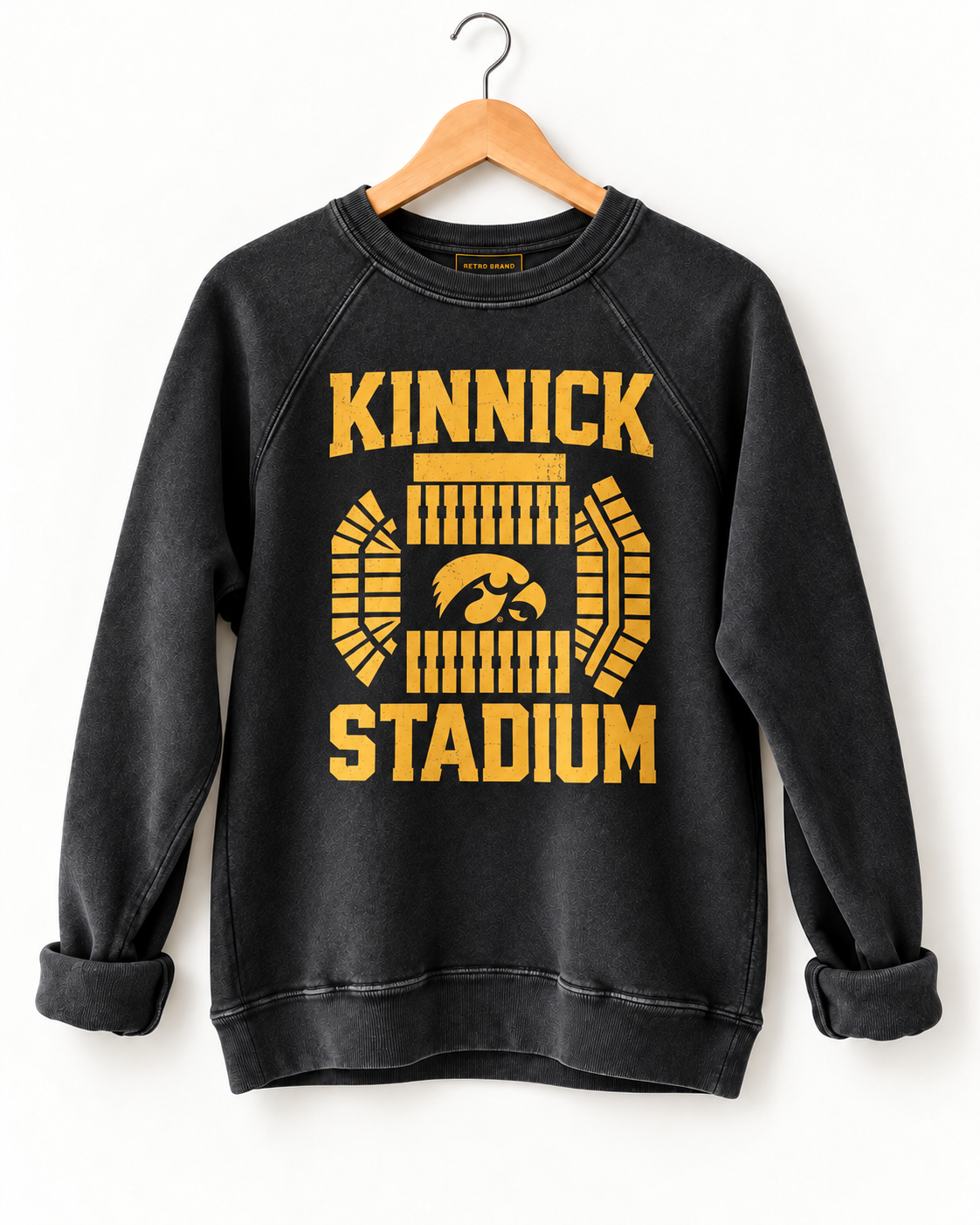 Retro Brand Black Label Exclusive Iowa " Kinnick" Unisex Sweatshirt