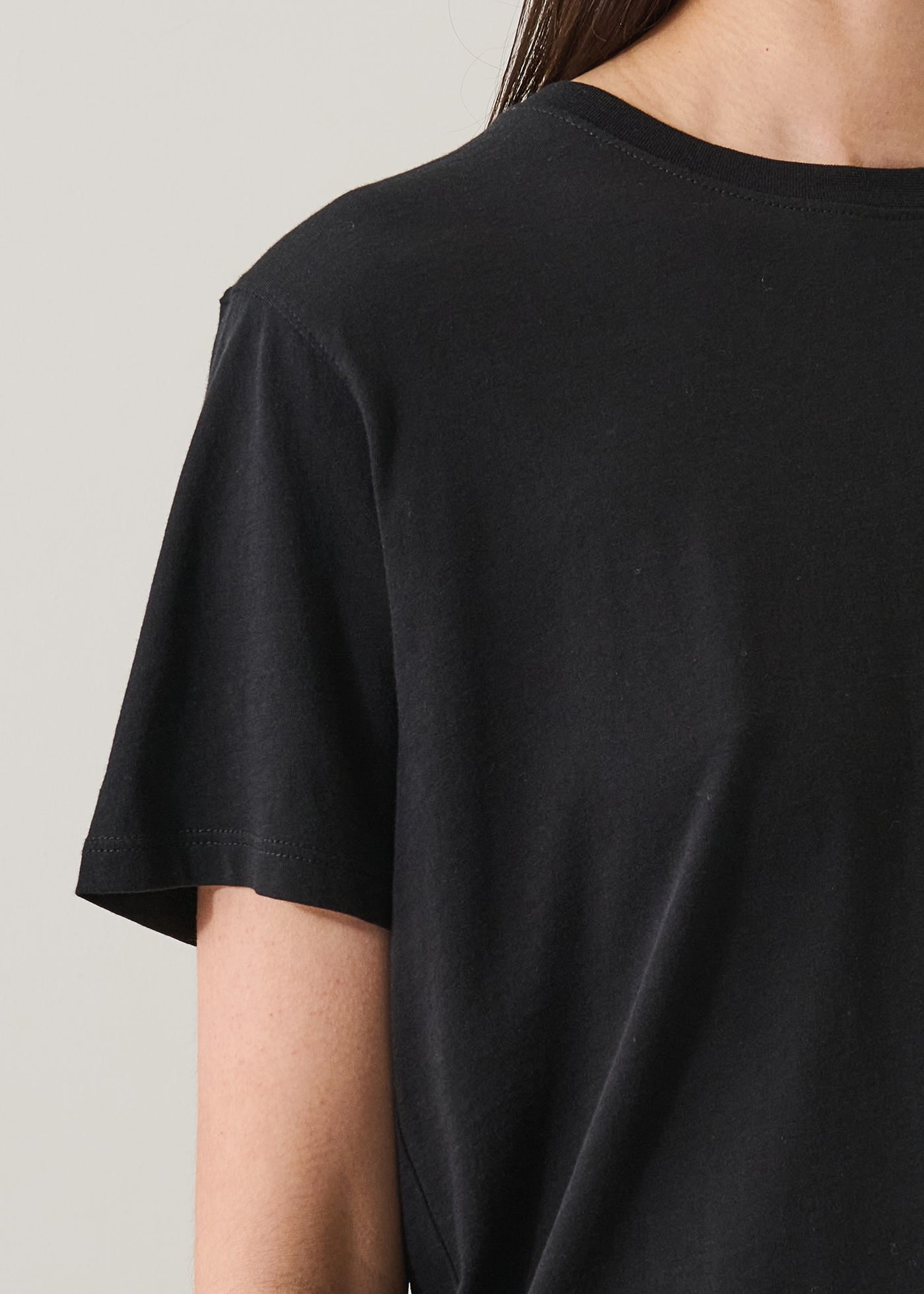 Patrick Assaraf Lightweight Pima Cotton Boyfriend T-Shirt W92C05