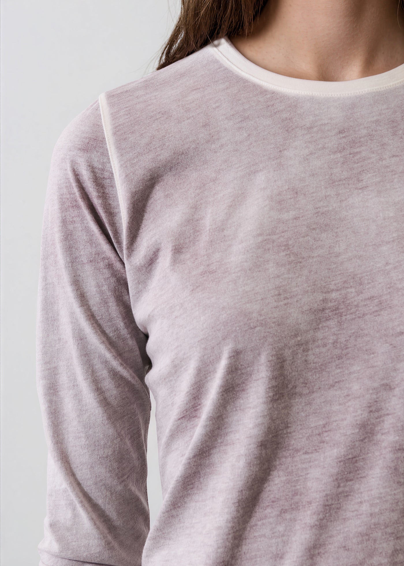 Patrick Assaraf Reverse Spray Lightweight Pima Cotton Crewneck T-Shirt W92C20