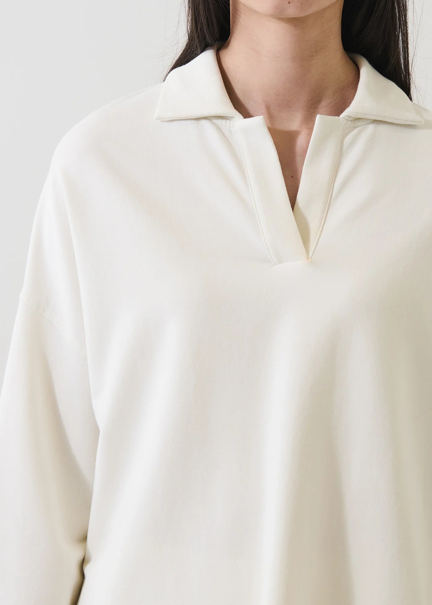 Patrick Assaraf Pima Cotton French Terry Relaxed Polo W99P10B