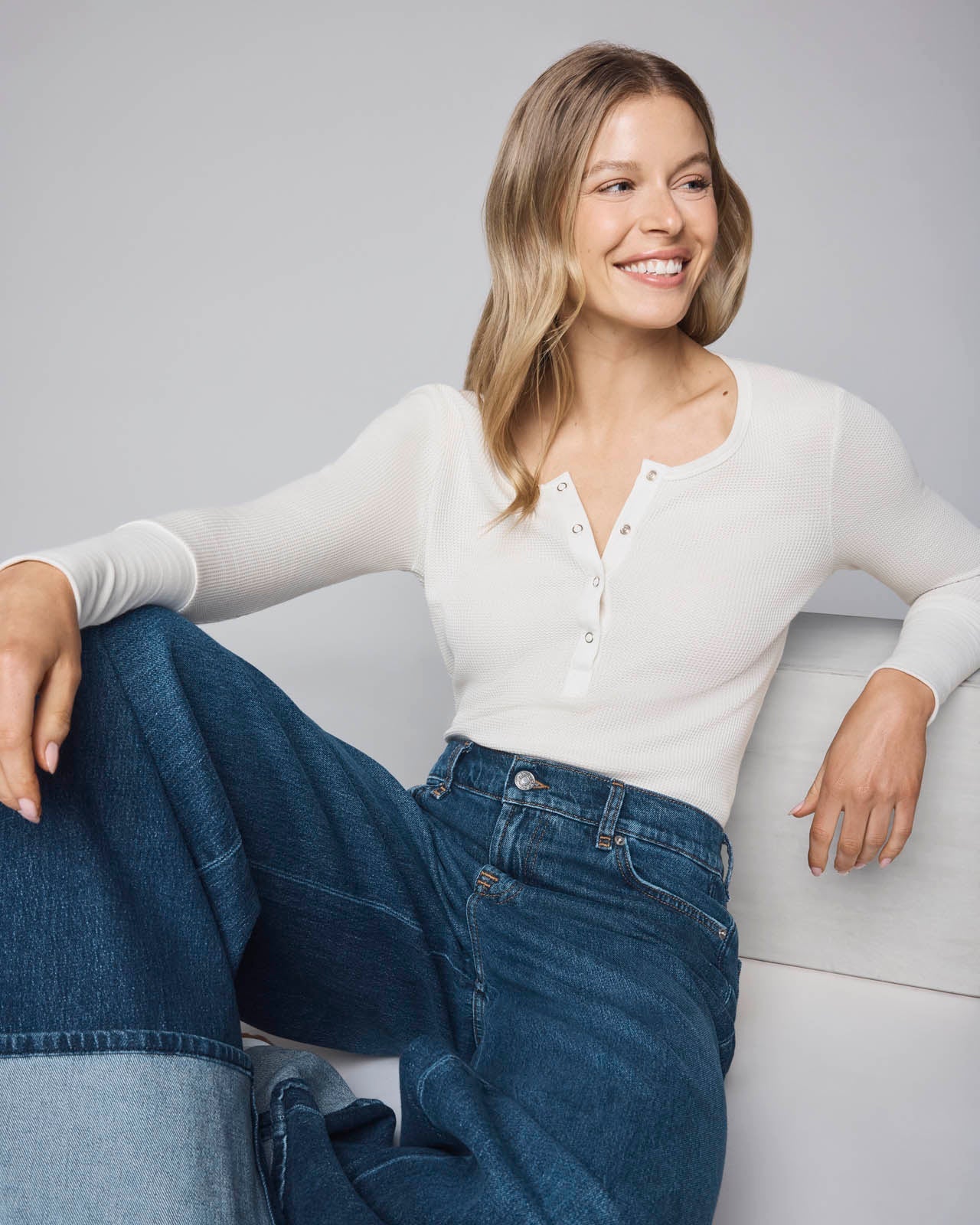 Splendid Thermal Forever Henley Pale Oak Heather RF8K630