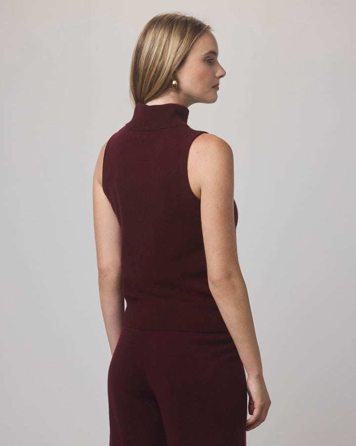 Splendid Tori Cashmere Turtleneck Tank RF4S650