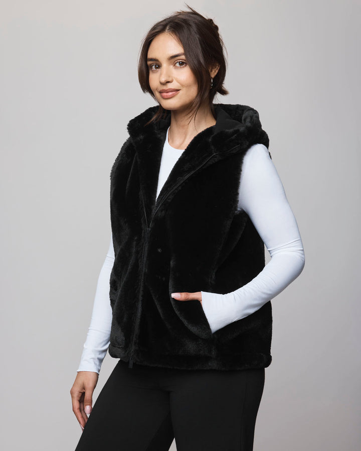 Splendid Lucia Fur Vest RF5J130