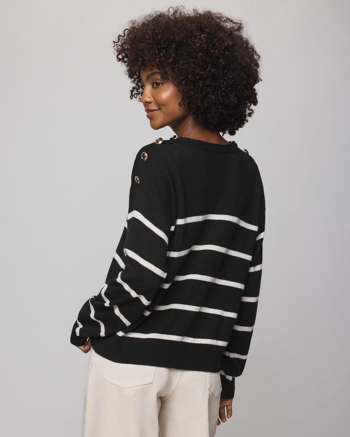 Splendid Stephanie Stripe Sweater RF5S431