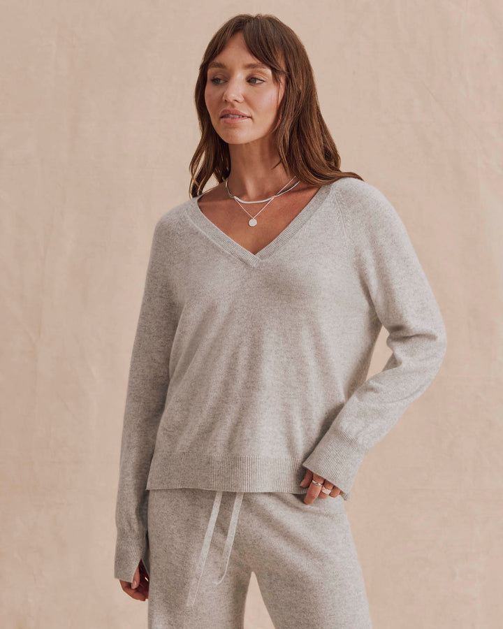 Splendid Tori Cashmere V-Neck Sweater RF6S310