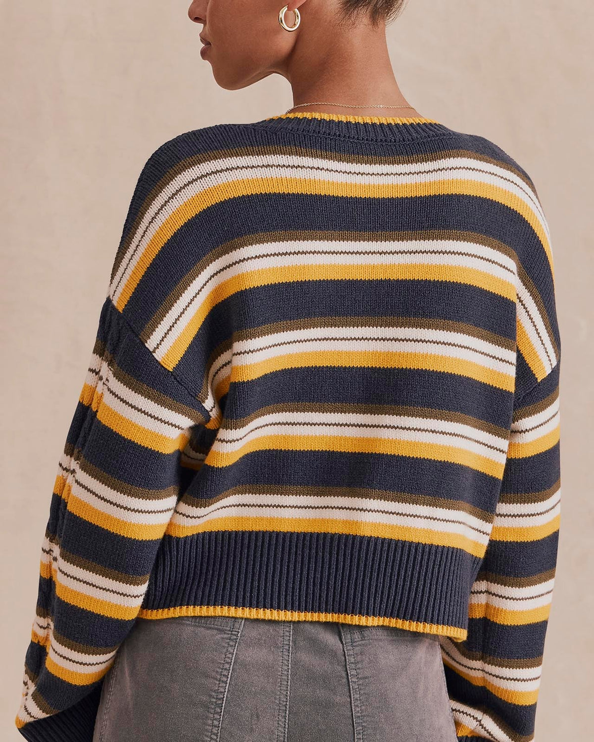 Navy/Sunflower/White