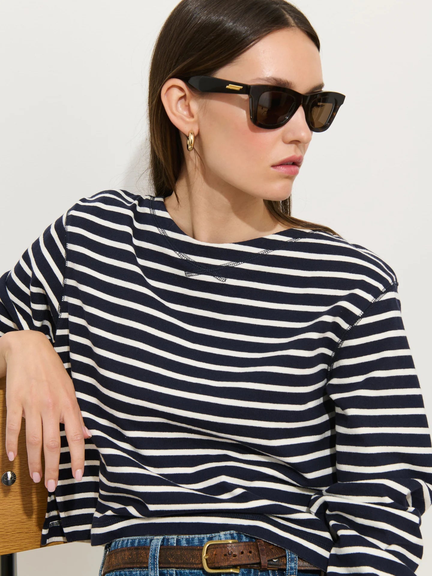 Alex Mill Marseille Boatneck Striped Tee