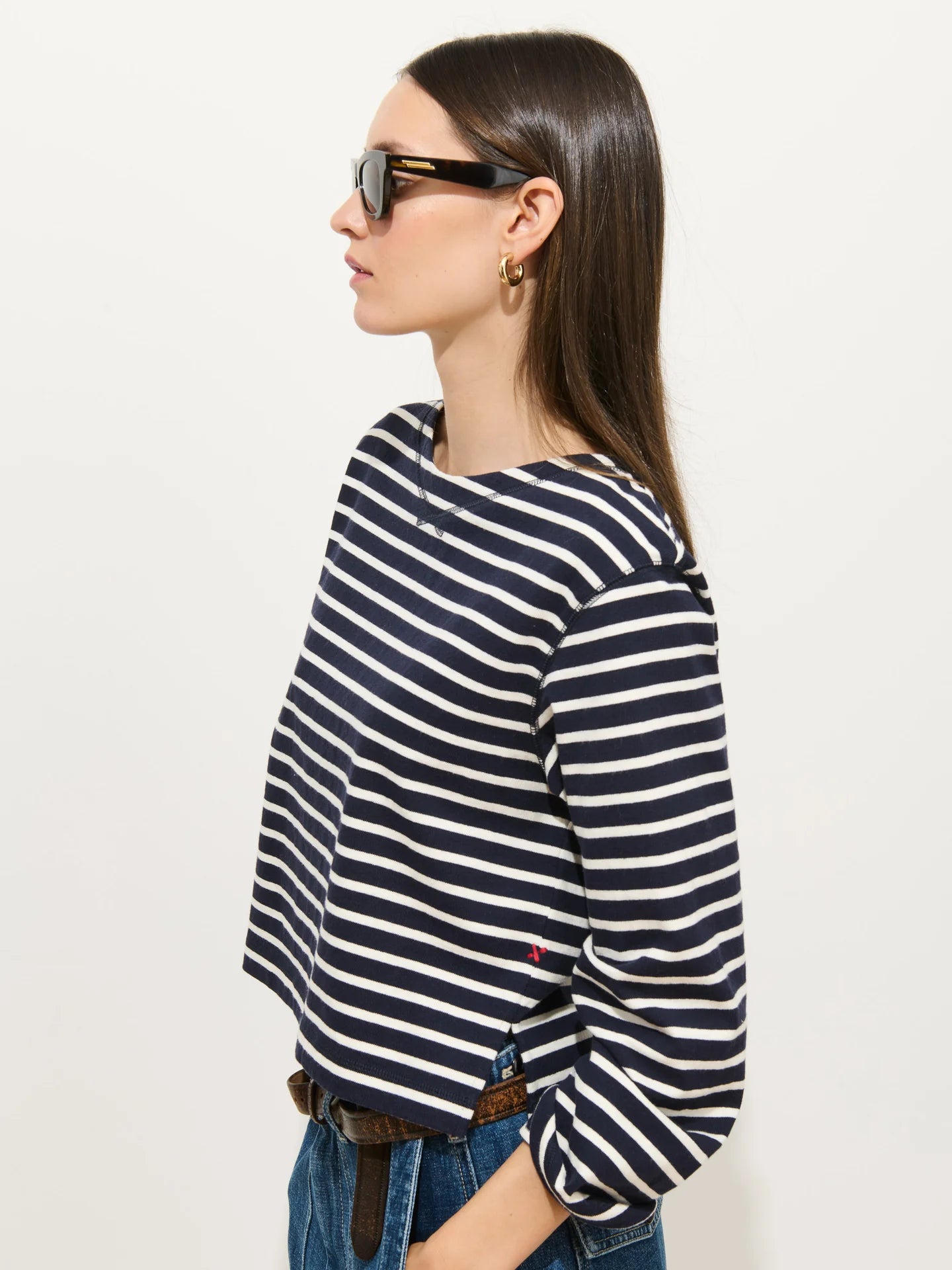 Alex Mill Marseille Boatneck Striped Tee