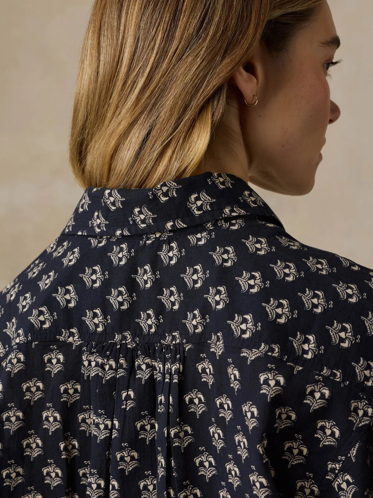 Faherty Suki Blouse- Eclipse Blossom